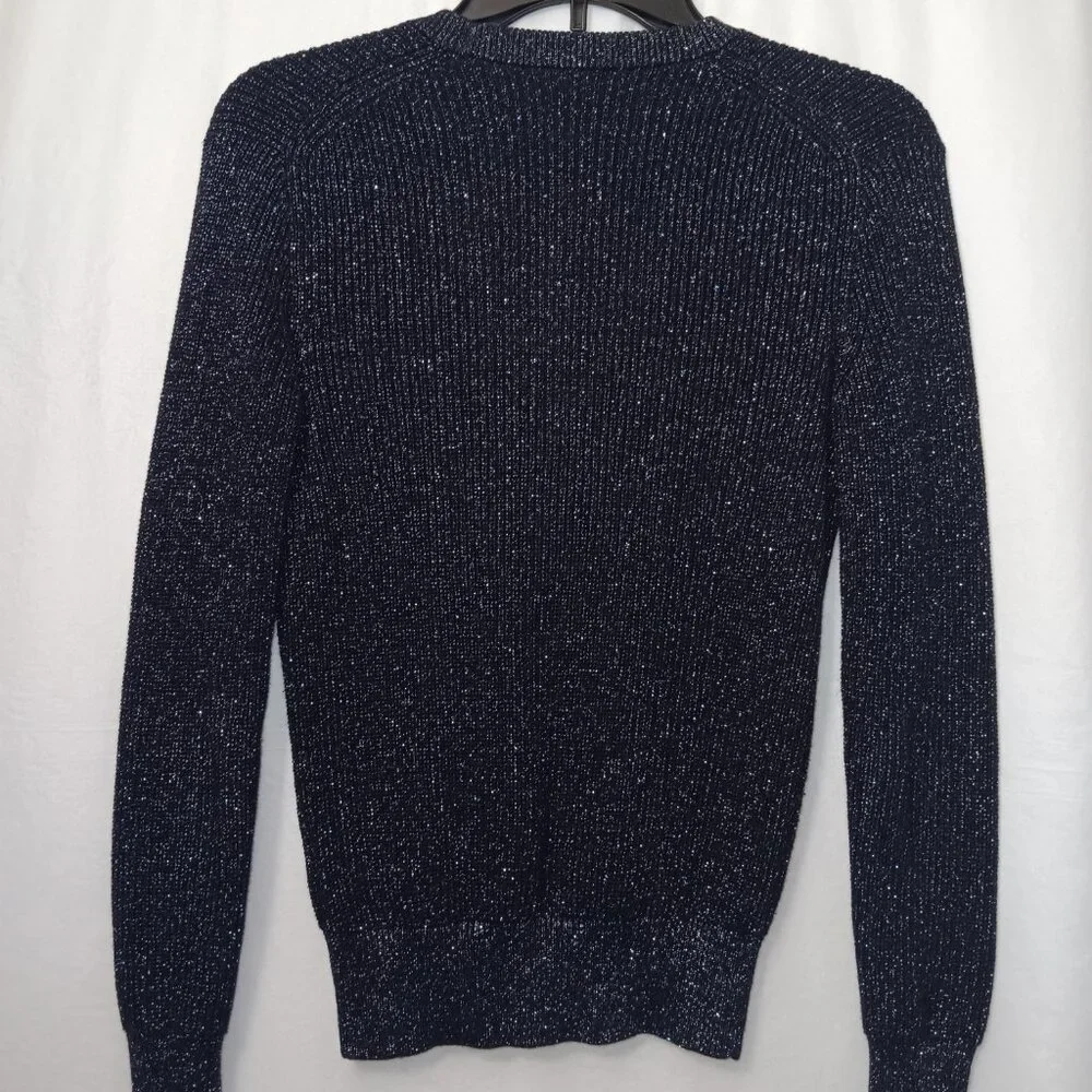J.CREW METALLIC  SPARKLING CARDIGAN SWEATER